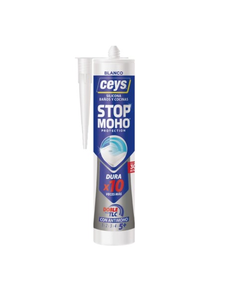 Silicona Stop Moho X10 blanco cartucho 280 ml