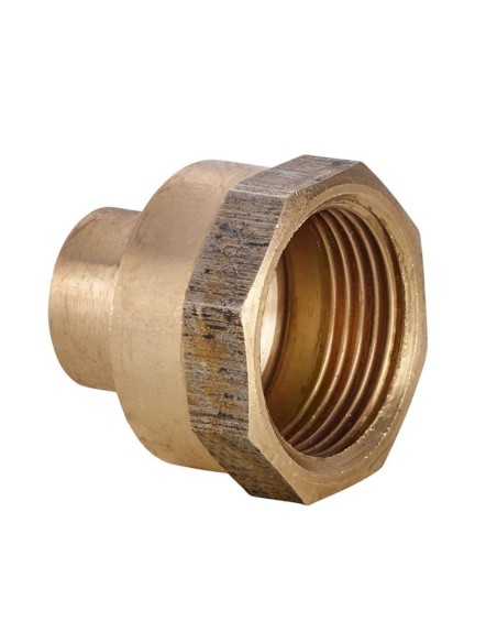 Adaptador de latón HH 22 mm x 3/4"