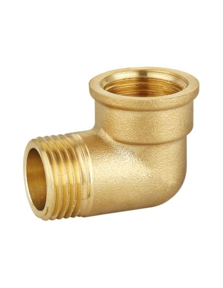 Codo de latón 90º MH 3/8"