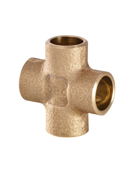 Cruz de cobre HHHH 22 mm