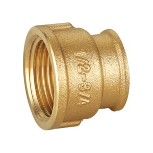 Manguito reducción de latón HH 3/4" x 1/2"