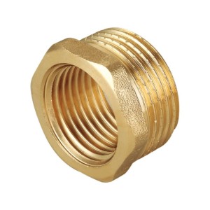 Reducción hexagonal de latón MH 1" 1/2 x 1" 1/4
