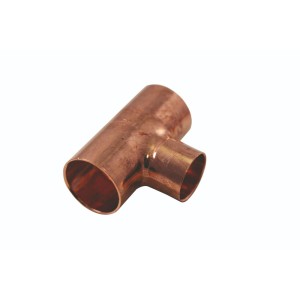 Te reducida de cobre HHH 14 x 12 x 14 mm