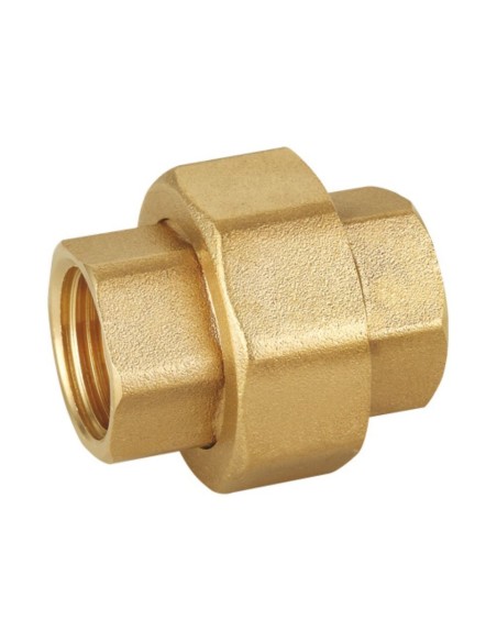 Unión 3 piezas con junta cónica de latón HH 1/2"