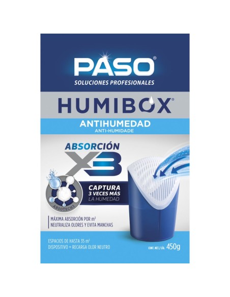 Dispositivo antihumedad Humibox + recarga olor neutro 450gr