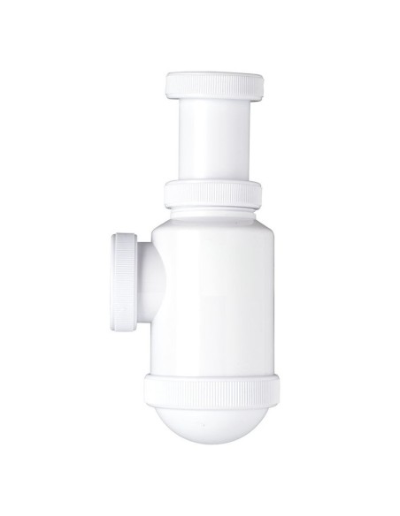 Sifón botella largo con racord extensible 1-1/2"
