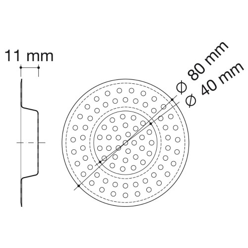 Filtro grande ø80mm