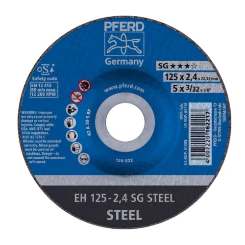 Disco corte EH 125-2,4 SG Steel