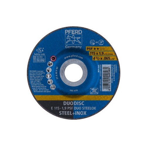 Disco Duodisc E 115-1,9 PSF Duo Steelox