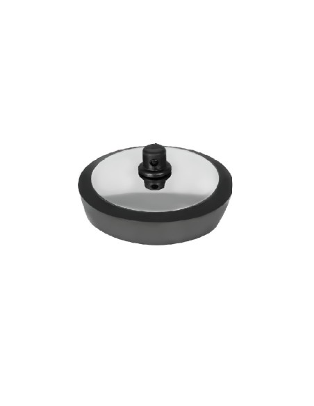 Tapón goma chapa inoxidable de 38 mm