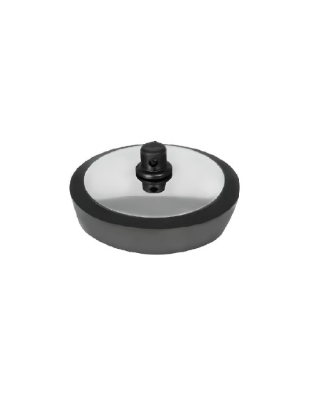 Tapón goma chapa inoxidable de 40 mm