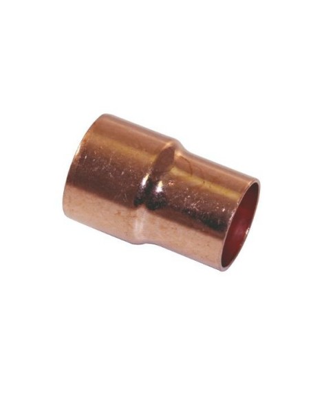 Manguito de reducción de cobre HH 18 mm x 16 mm