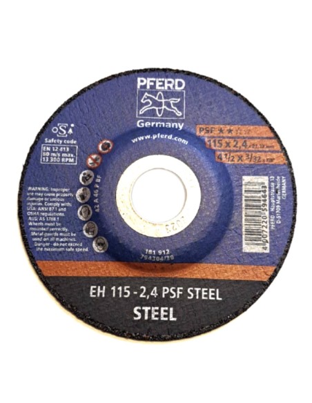 Disco corte SA-EH 115-2,4 PSF Steel