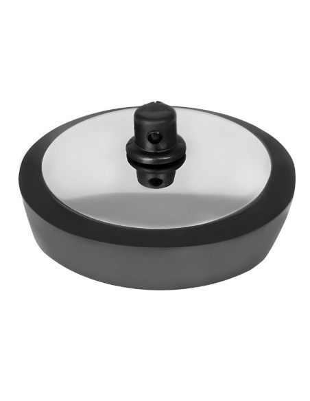 Tapón goma chapa inoxidable de 61 mm