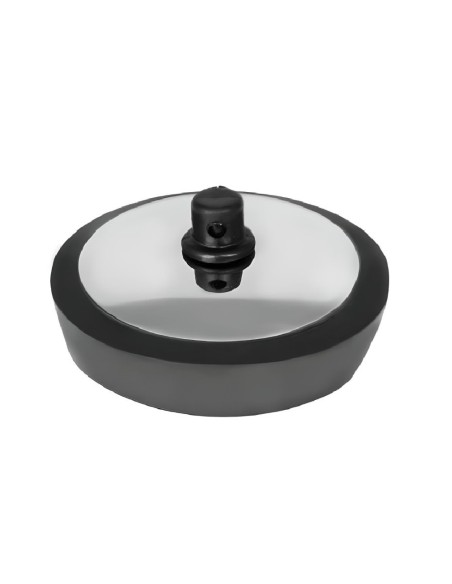 Tapón goma chapa inoxidable de 55 mm