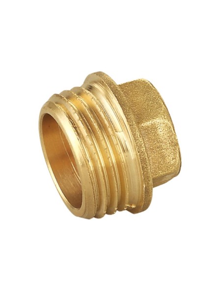 Tapón cuadradillo de latón M 1/2"