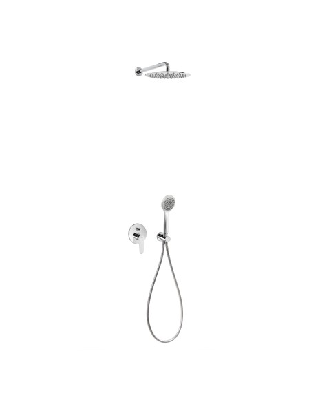 Kit de grifo Flat-Tres monomando para ducha