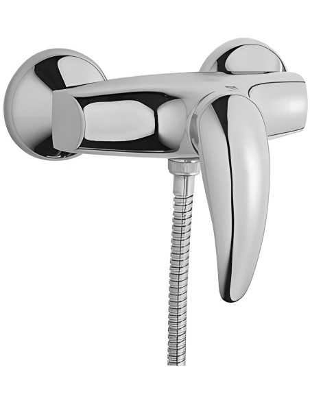 Grifo Styltres monomando para ducha cromado mate