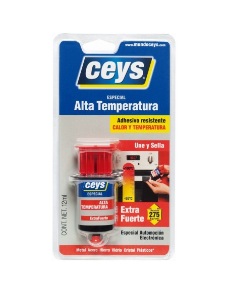 Adhesivo especial alta temperatura 12ml