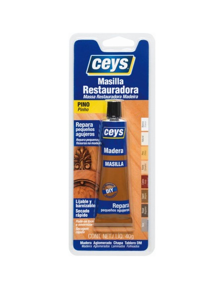 Masilla restauradora madera pino 40gr