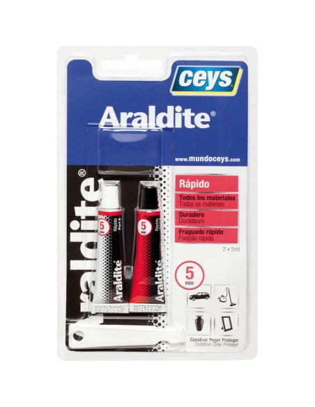 Adhesivo epoxi Araldite rápido 5+5ml