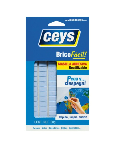 Masilla BricoFácil pega y despega 50gr
