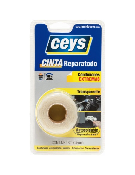 Cinta autosoldable Reparatodo 25mmx3m