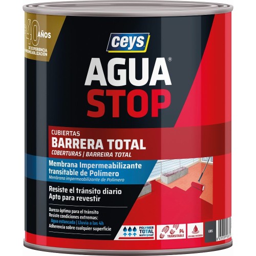 Impermeabilizante AguaStop barrera total gris 1kg